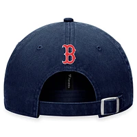 Casquette réglable Fanatics Navy Boston Red Sox Script pour femmes