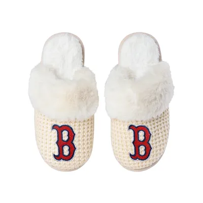 Boston Red Sox FOCO Women's Open Back Slippers