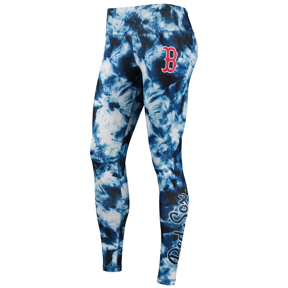 Women's FOCO Navy Boston Red Sox Tie-Dye Leggings