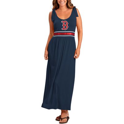 Women's G-III 4Her by Carl Banks Boston Red Sox Navy Game Over - Maxi Dress