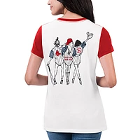 T-shirt blanc avec illustration des Red Sox de Boston G-III 4Her par Carl Banks pour femmes