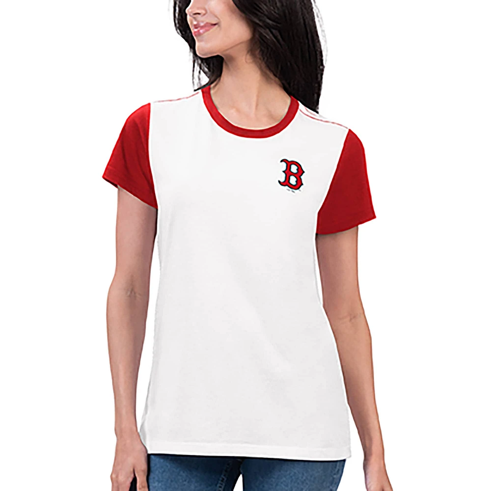 T-shirt blanc avec illustration des Red Sox de Boston G-III 4Her par Carl Banks pour femmes