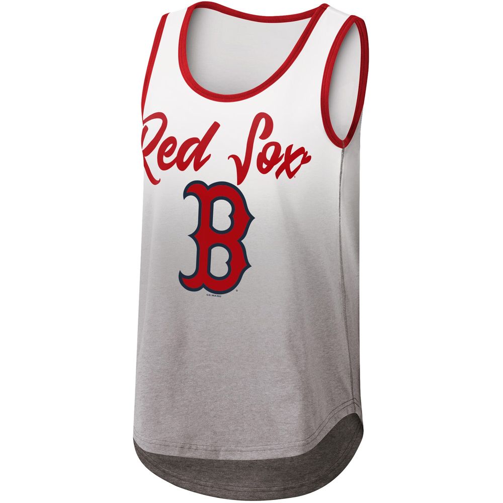 Women's G-III 4Her by Carl Banks White Boston Red Sox Logo Opening Day - Tank Top