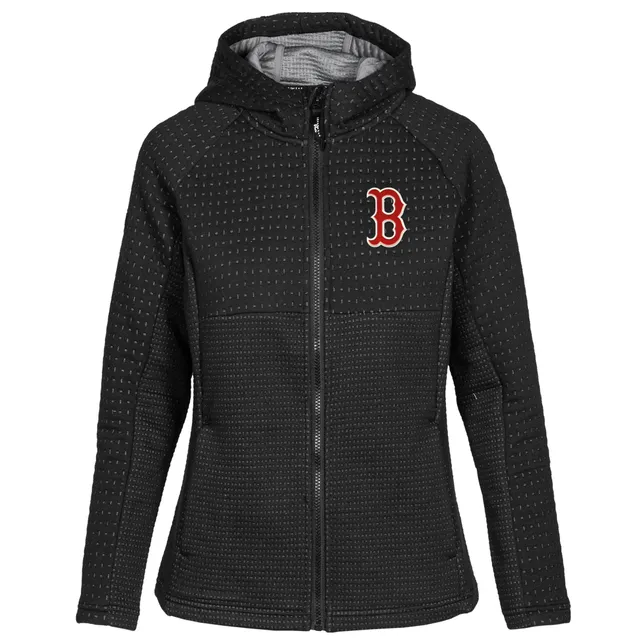 Lids Boston Red Sox Antigua Women's Team Logo Victory Full-Zip Hoodie