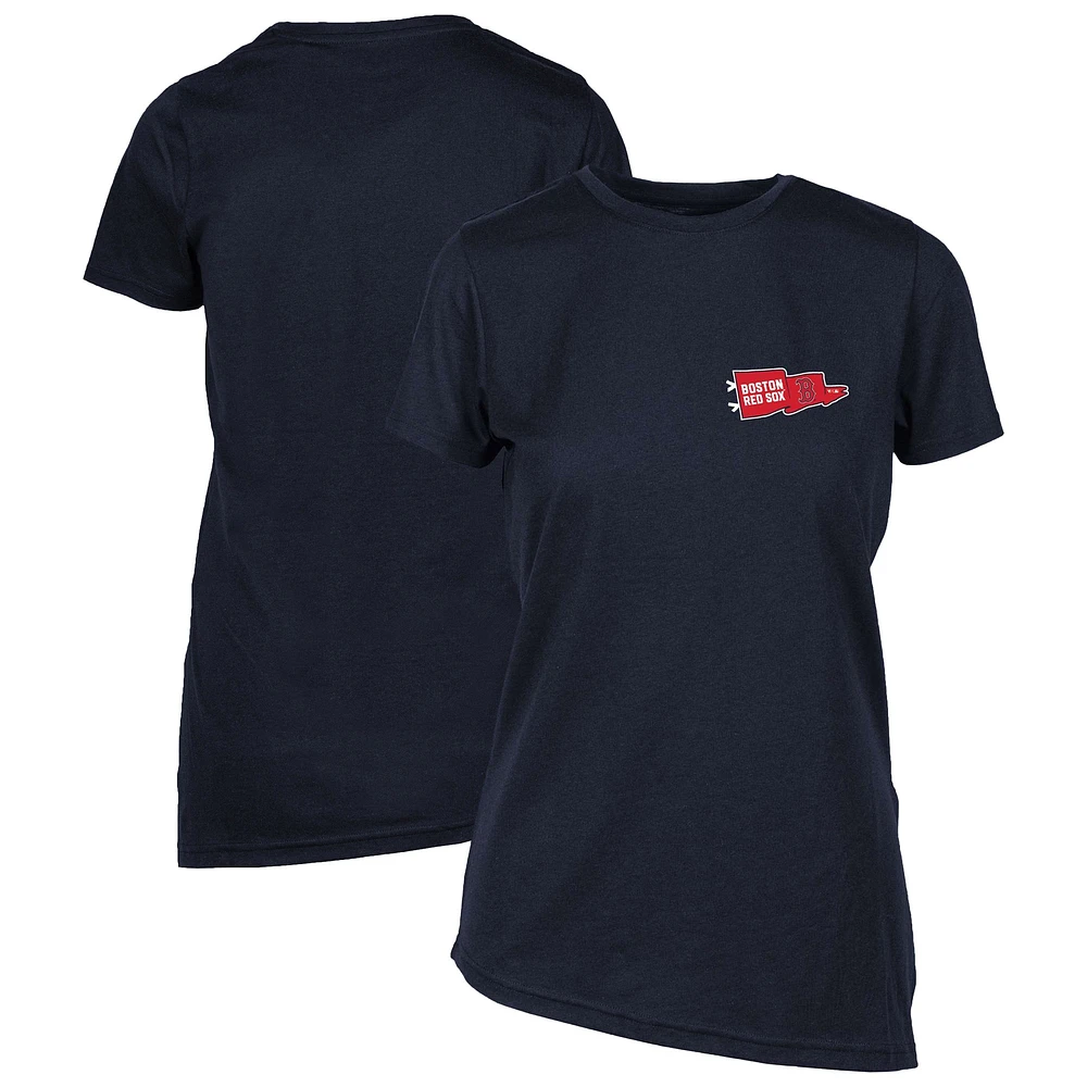Women's Levelwear Navy Boston Red Sox Birch Rafters T-Shirt