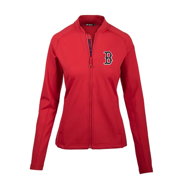 Lids Boston Red Sox The Wild Collective Women's Color Block Half-Zip Jacket  - Navy/Red