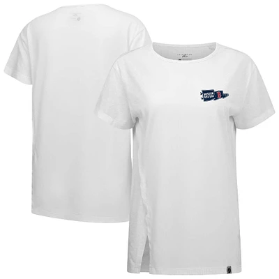 Women's Levelwear White Boston Red Sox Influx Rafters T-Shirt