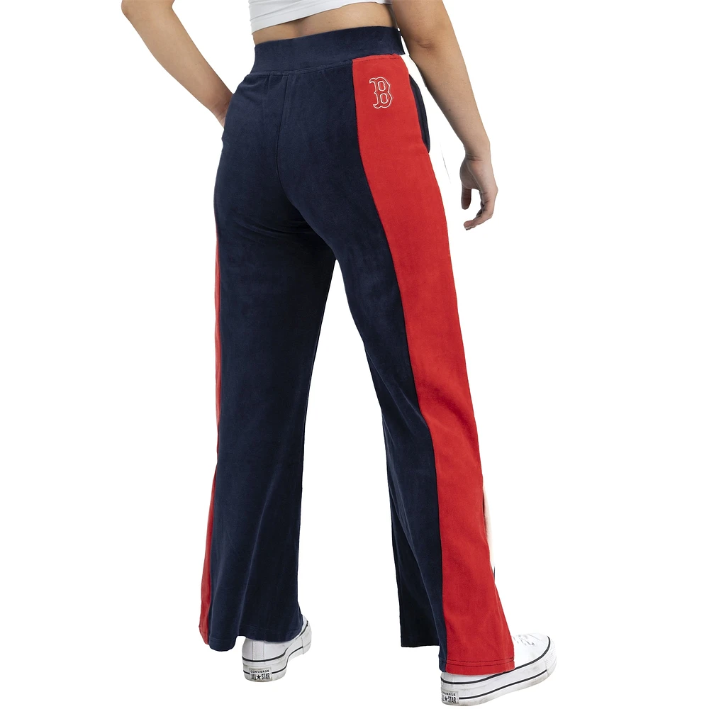 Pantalon Nova des Red Sox de Boston Lusso pour femmes, bleu marine