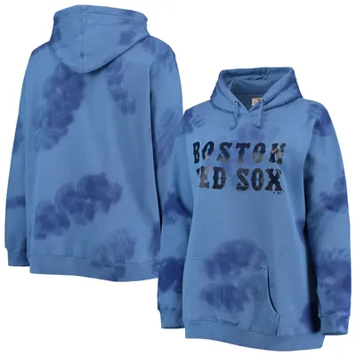 Boston Red Sox Women's Plus Cloud Pullover Hoodie - Navy