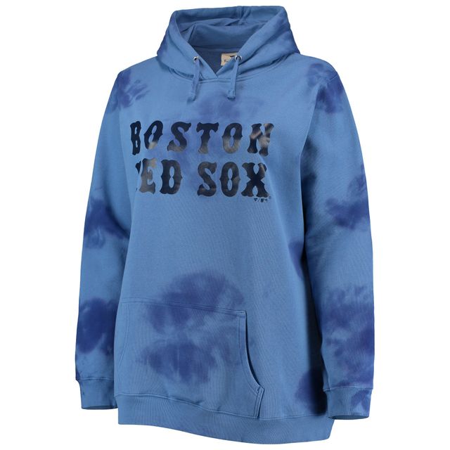 Chandail à capuchon Cloud pour femme Boston Red Sox bleu marine taille plus