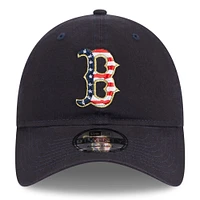 Women's New Era  Navy Boston Red Sox 2023 Fourth of July 9TWENTY Adjustable Hat