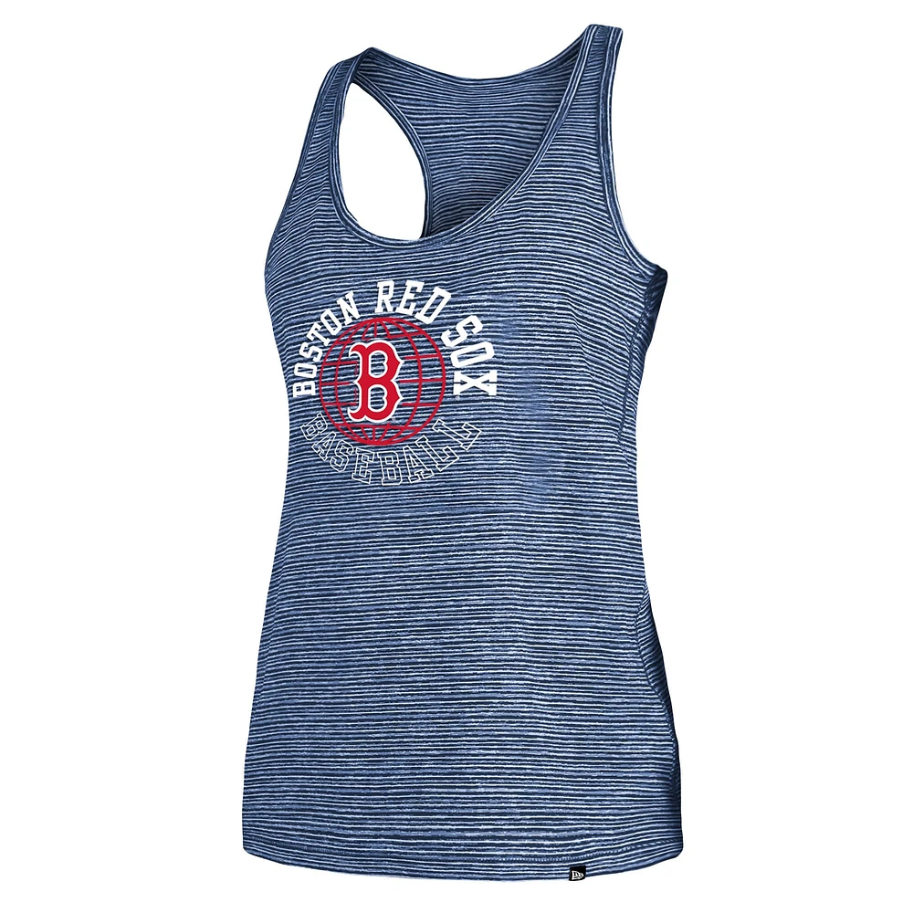 Women's New Era Navy Boston Red Sox Active Racerback Tank Top