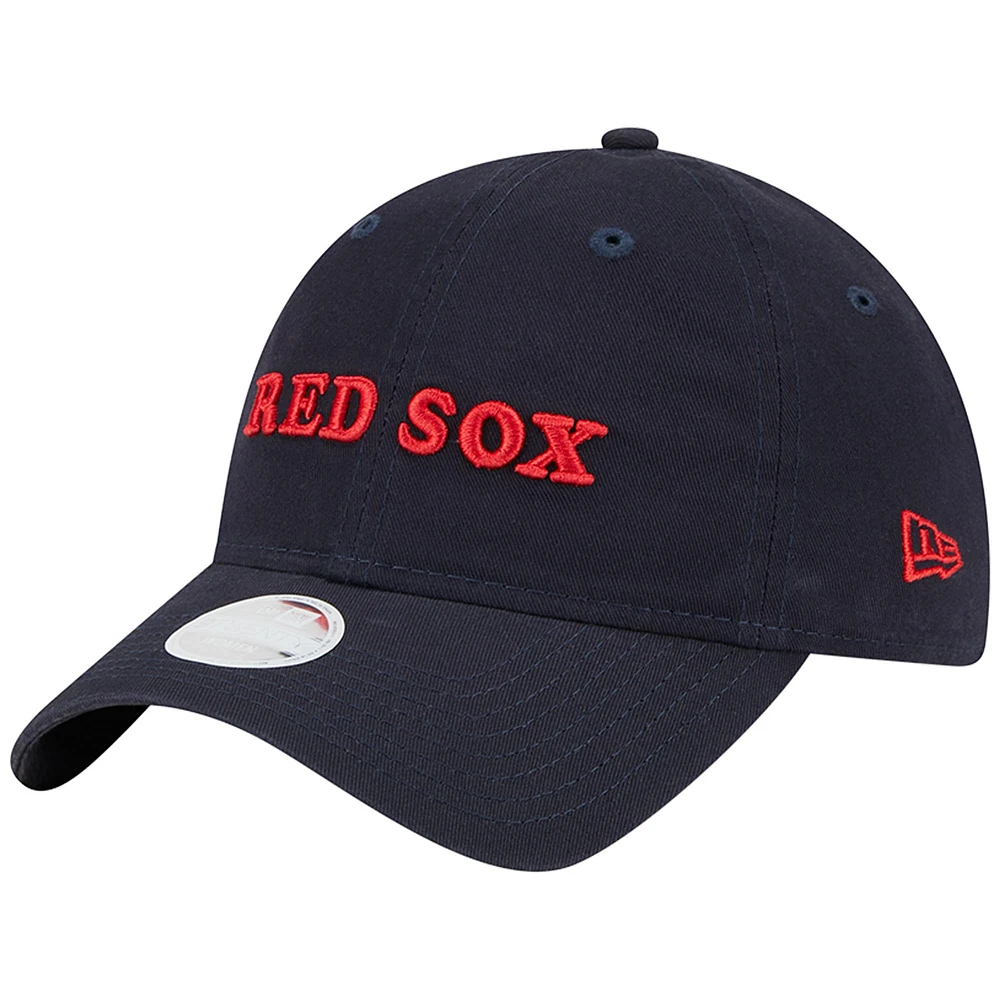 Women's New Era Navy Boston Red Sox Shoutout 9TWENTY Adjustable Hat