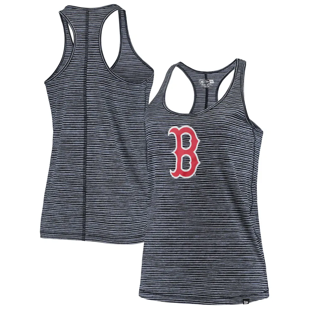Lids Boston Red Sox New Era Women's Space Dye Jersey Tri-Blend Tank Top -  Navy