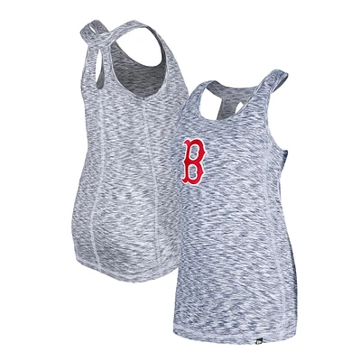 Women's New Era Navy Boston Red Sox Space Dye Keyhole Back Tank Top