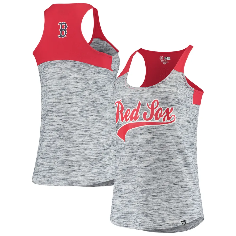 Lids Boston Red Sox New Era Women's Space Dye Racer Back Tank Top - Navy