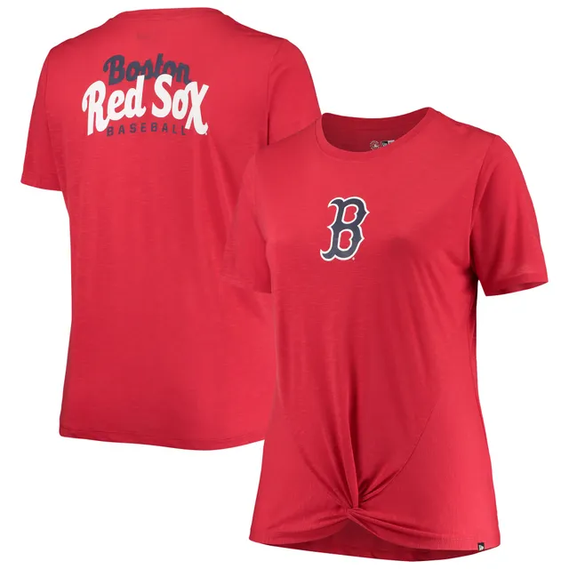 New Era Women's Navy Boston Red Sox Tie-Dye Long Sleeve T-shirt