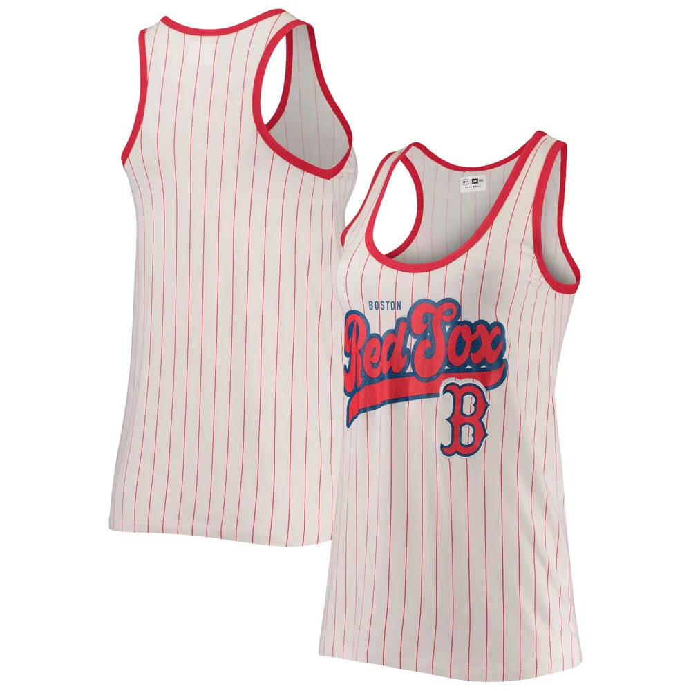 Lids Boston Red Sox New Era Women's Pinstripe Scoop Neck Tank Top