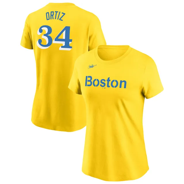 Men's Nike David Ortiz Navy Boston Red Sox Name & Number T-Shirt Size: Medium