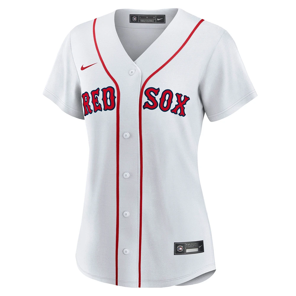 Maillot réplique à domicile des Red Sox de Boston pour femme Nike David Ortiz blanc