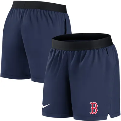 Boston Red Sox Nike Women's Authentic Collection Flex Vent Max Performance Shorts - Navy