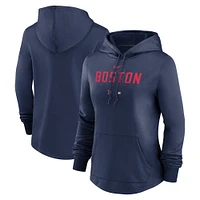 Women's Nike Navy Boston Red Sox Authentic Collection Pregame Performance Pullover Hoodie