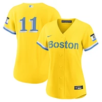 Maillot de joueur réplique Nike Rafael Devers Gold Boston Red Sox Connect pour femme