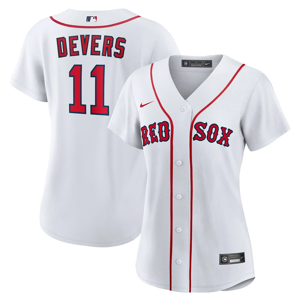 Maillot Nike Rafael Devers pour femme, réplique à domicile des Red Sox de Boston, blanc