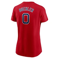 Women's Nike Walker Buehler Red Boston Sox Fuse Name & Number T-Shirt