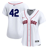 Women's Nike  White Boston Red Sox 2024 Jackie Robinson Day Home Limited Jersey