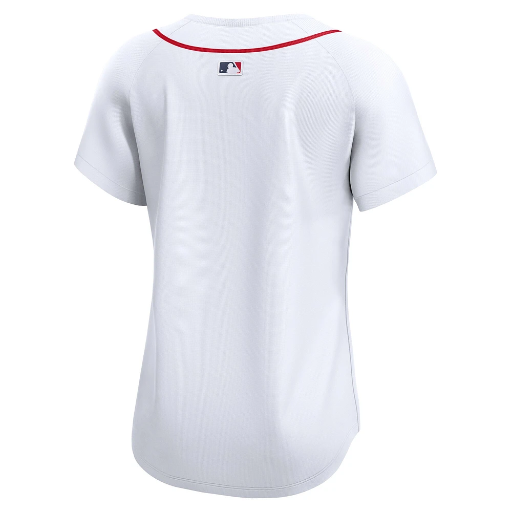 Maillot domicile Nike Boston Red Sox blanc pour femme en édition limitée