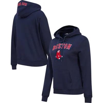 Boston Red Sox Pro Standard Women's Classic Fleece Pullover Hoodie - Navy