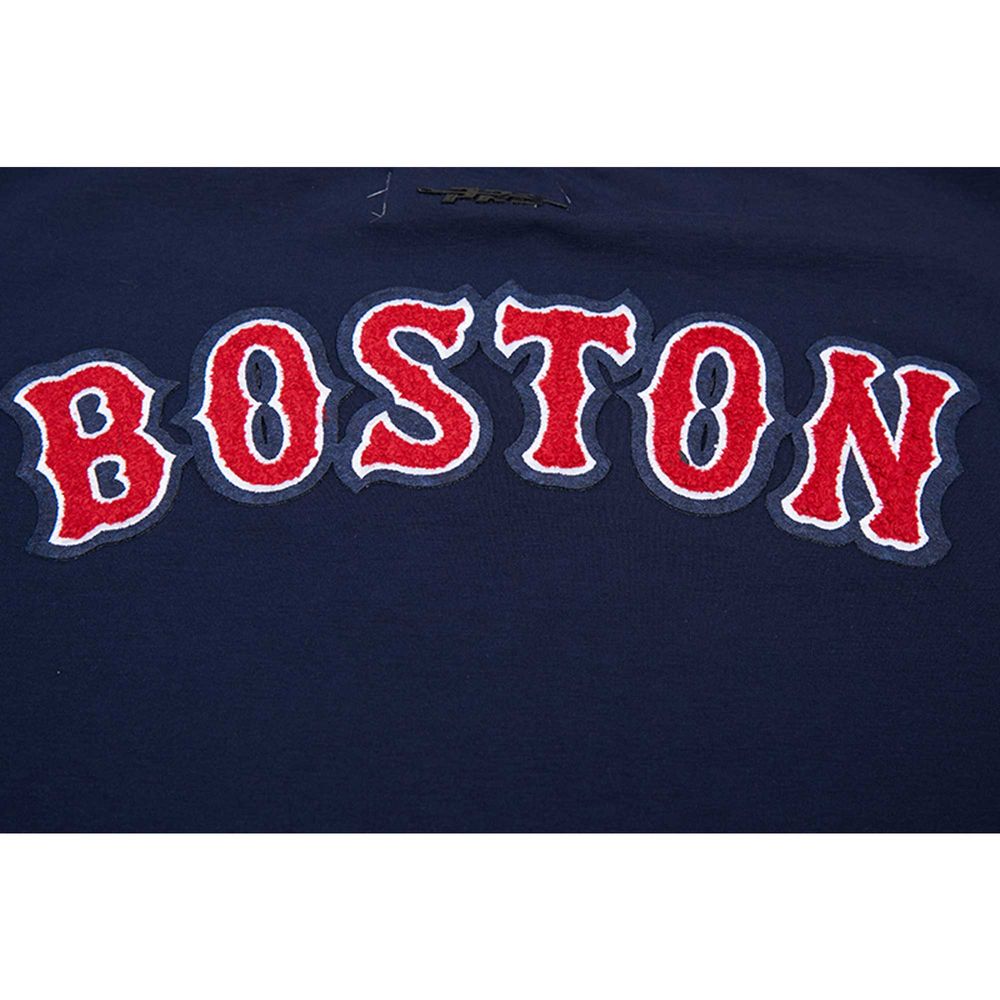 Pro Standard Women's Pro Standard Navy Boston Red Sox Classic Team Boxy  Cropped T-Shirt