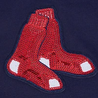 Women's Pro Standard  Navy Boston Red Sox Game Day Classics Baby Doll Cropped T-Shirt
