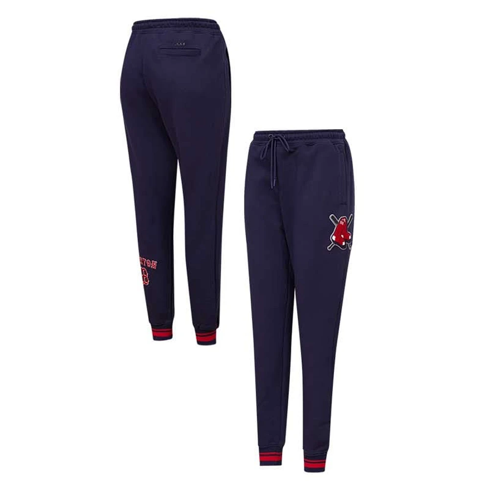 Pantalon de survêtement Mash Up Boston Red Sox Pro Standard pour femme, bleu marine