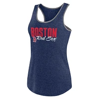 Women's Profile Navy Boston Red Sox Plus Racerback Tank Top