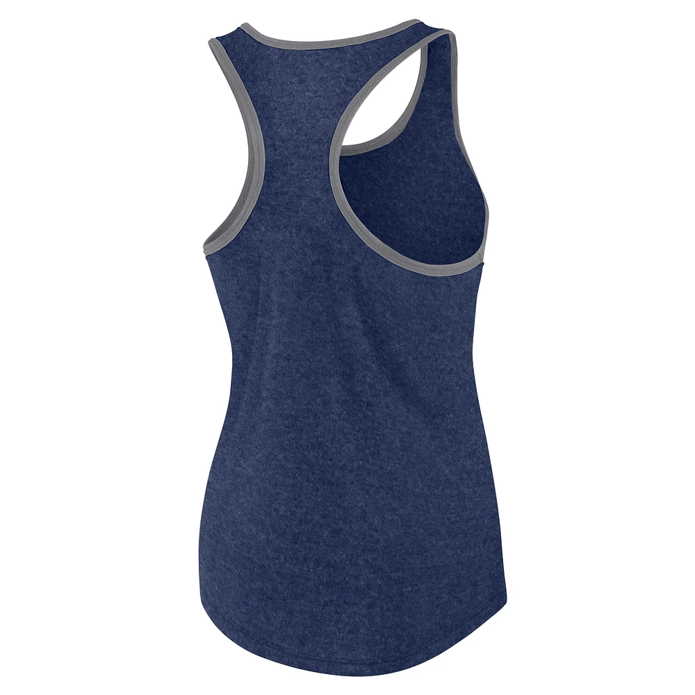 Women's Profile Navy Boston Red Sox Plus Racerback Tank Top