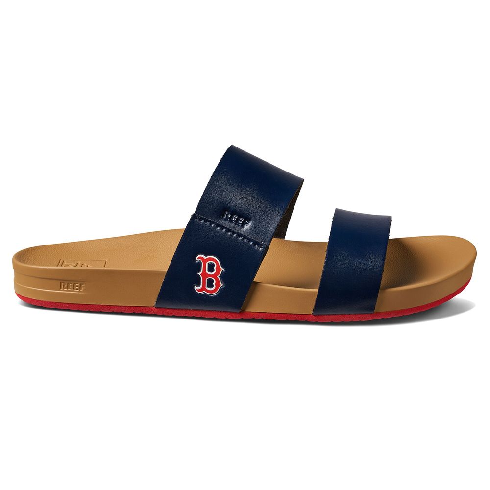 Women's REEF Boston Red Sox Cushion Vista Sandals