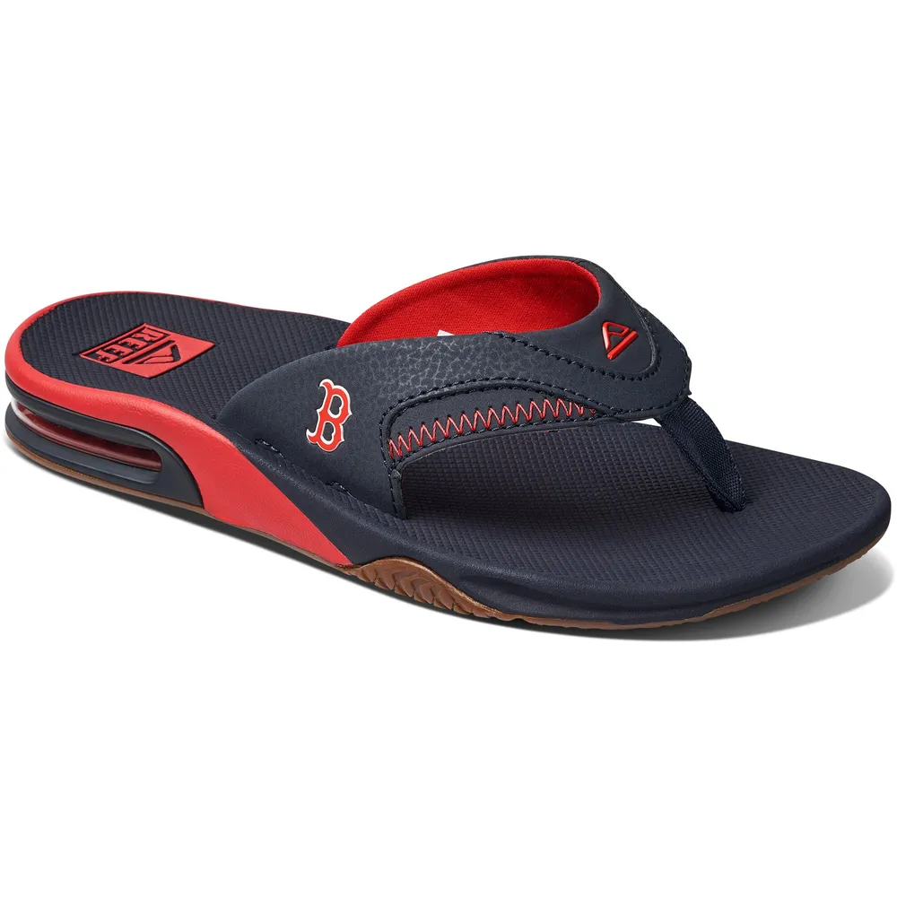 Boston Red Sox REEF Women's Fanning Bottle Opener Sandals