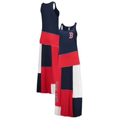 Boston Red Sox Refried Apparel Women's Sustainable Tri-Blend Tank Top - Navy