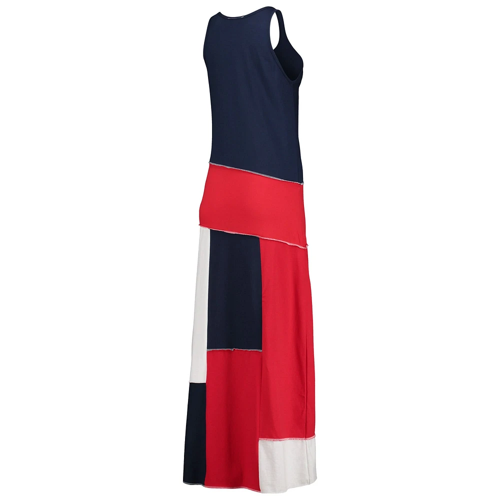 Women's Refried Apparel Navy/Red Boston Red Sox Sustainable Scoop Neck Maxi Dress
