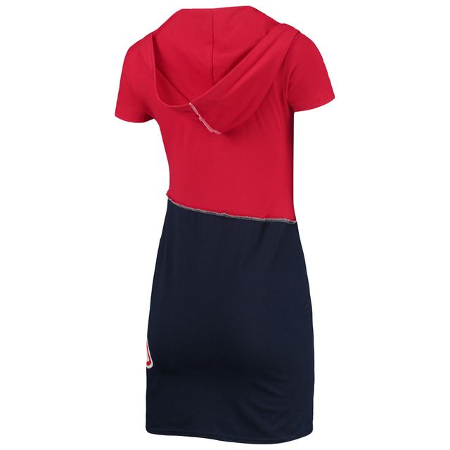 Robe à capuche Refried Apparel rouge/bleu marine Boston Red Sox pour femme