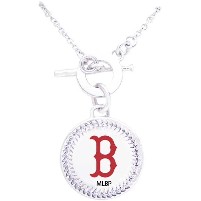 Boston Red Sox Women's Sterling Silver Small Bar Necklace
