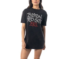 Robe t-shirt The Wild Collective Boston Red Sox pour femme, noire