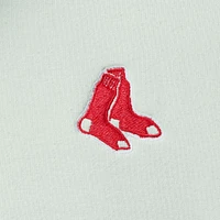 Women's The Wild Collective Light Blue Boston Red Sox Two-Hit Quarter-Zip Pullover Top