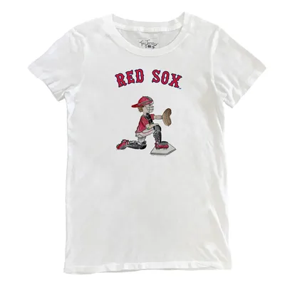 Boston Red Sox White/Red 3/4 Sleeve Shirt