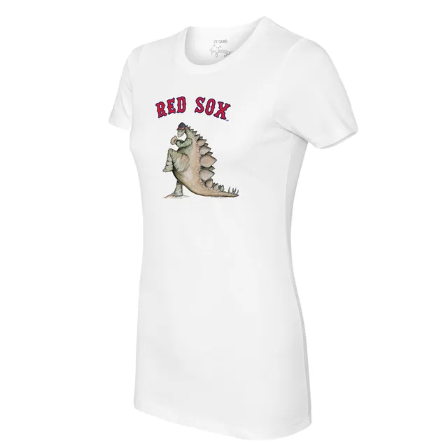 Tiny Turnip Boston Red Sox TT Rex Tee Shirt Women's XS / White