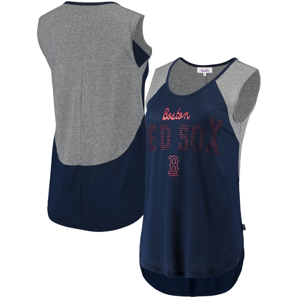 Lids Boston Red Sox Touch Women's Pitch Count Color Block Tank Top -  Navy/Gray