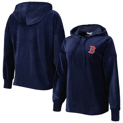 Boston Red Sox Touch Women's Pre-Game Raglan Pullover Hoodie - Navy