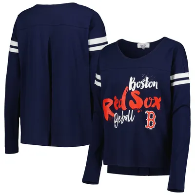Boston Red Sox Touch Women's Free Agent Long Sleeve T-Shirt - Navy